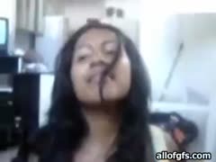 In POV, a sultry Indian whore with enormous breasts is consuming juicy ramrod.